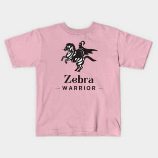 Zebra Warrior | Hypermobile Syndrome | Ehlers-Danlos awareness Kids T-Shirt